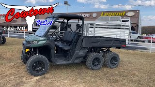 2023 CanAm Defender 6x6 DPS HD10 DEMO Model UTV and SidebySide [upl. by Chainey815]