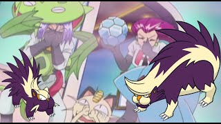 Stunky and Skuntank Stench Scenes   Professor Oak Edit  Pokemon Anime [upl. by Oir232]