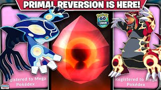 Full PRIMAL REVERSION Details RELEASED Primal Groudon amp Kyogre Will Get Exclusive Moves [upl. by Anana]