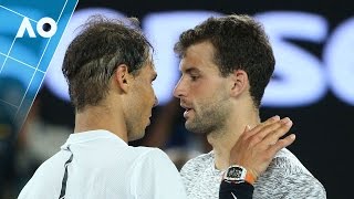 Rafael Nadal v Grigor Dimitrov match highlights SF  Australian Open 2017 [upl. by Anayeek]