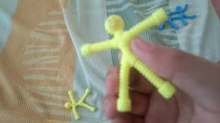 Bendy Magnet Man Toy with baseplates [upl. by Art511]