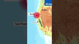 California earthquake triggers tsunami warning [upl. by Itsym444]