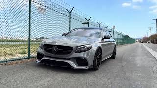 W213 MercedesBenz E63S AMG  21quot Vossen Hybrid Forged HF7  Motorsports LA [upl. by Tatman476]