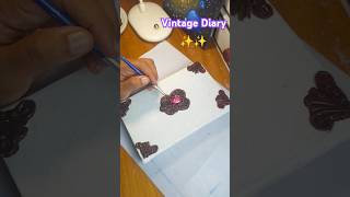 DIY vintage diary craft artandcraft diy creative shorts [upl. by Keyek]