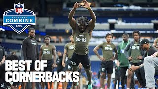 Best Workouts of Cornerbacks  2024 NFL Scouting Combine [upl. by Julienne]