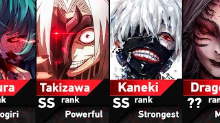 Strongest Ghouls in Tokyo Ghoul [upl. by Ajuna]