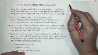 Differential Eqns F22R1  Overview of materials for the first part of the course [upl. by Ammann]