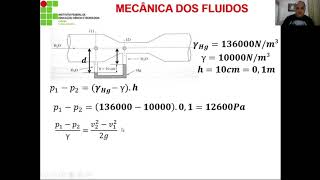 EXERCÍCIO RESOLVIDO EQUAÇÃO DE BERNOULLI [upl. by Anole]