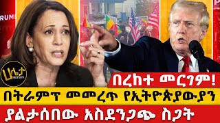 በትራምፕ መመረጥ የኢትዮጵያውያን ያልታሰበው አስደንጋጭ ስጋት  በረከተ መርገም  haletatv trump ebc [upl. by Eliason917]