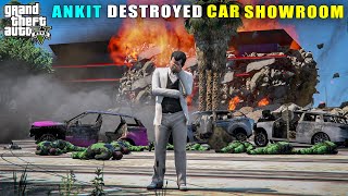 GTA 5  PETER AND ANKIT DESTROYED MILLIONS DOLLAR CAR SHOWROOM [upl. by Noakes]