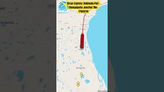 Circar Express  Kakinada Port  Chengalapattu Junction  TNo1764344  Km 755  Indian Railway [upl. by Hen945]