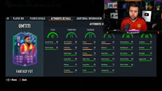 Auzio Reacts to NEW 88 Umtiti SBC [upl. by Geilich42]