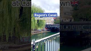 Regent’s CanalCamden Lock PlaceLondon waterbus boat rideUK tourist placesshorts [upl. by Nauqat]