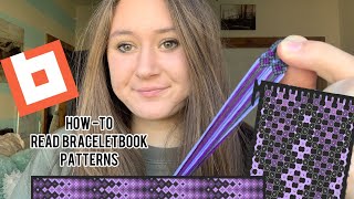 how to read BraceletBook patterns for beginners [upl. by Norahc]