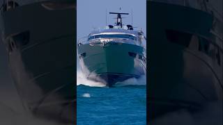 Rare capture of Pershing 9X Luxury Power Yacht entering hauloverinlet yesterday [upl. by Frederich934]