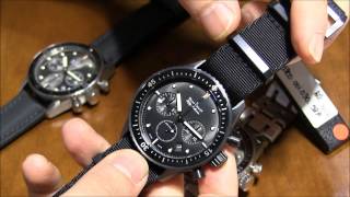 Blancpain Fifty Fathoms Bathyscaphe Flyback Chronograph Watches HandsOn  aBlogtoWatch [upl. by Danette]