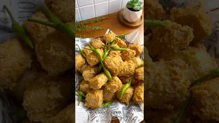 Cara bikin tahu crispy ala abang2 Resep video by IGdapurbundazio [upl. by Laucsap]