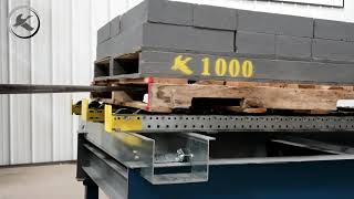 Pallet Flow Loading for AGVs amp Turret Trucks  Mallard Manufacturing [upl. by Annairda]