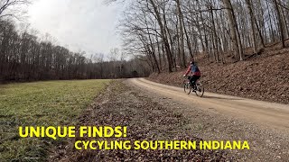 Cycling Southern Indiana Backroads Unique Finds and Stunning Views [upl. by Enoryt]