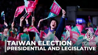 Taiwan election Presidential and legislative seats up for grabs [upl. by Hersh266]