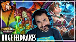 BUILDING THIS DRAGON TALL  Hearthstone Battlegrounds [upl. by Girardi842]