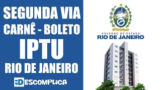 2ª Via do Carnê Boleto do IPTU 2021 Rio de Janeiro [upl. by Linnell]