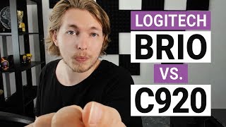 Logitech BRIO vs C920 Comparison  Best Webcam 2018  Best Webcam for Twitch  Best 4K Webcam [upl. by Rufus]