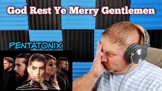 God Rest Ye Merry Gentlemen  Pentatonix REACTION [upl. by Nauqaj]