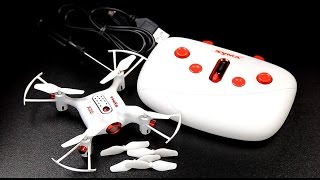 Syma X20 Pocket Quad Unboxing Flight Full Indepth Review [upl. by Ariahaj546]