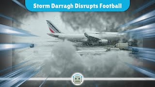 Severe Weather Postpones Key Football Matches Across the UK [upl. by Nylhtac]