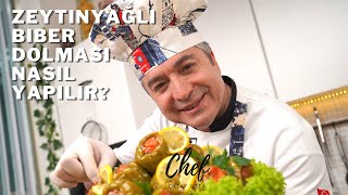 Zeytinyağlı Biber Dolması  Chef Oktay Usta [upl. by Placido27]