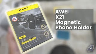 Awei X21 Magnetic Phone Holder Unboxing [upl. by Leggett905]