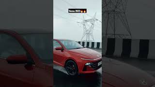 Fiery Red Verna 2023 First in India  Top Model ADAS [upl. by Vinaya738]