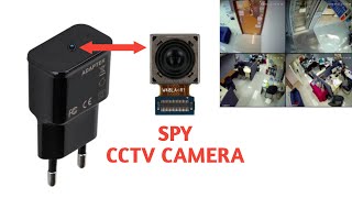 HOW TO MAKE A SPY CCTV CAMERA AT HOME  WITH OLD MOBILE CHARGER [upl. by Lauren]