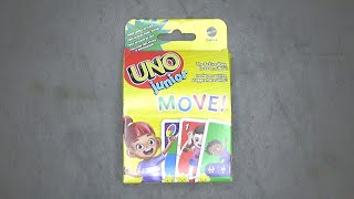 UNO Junior Move Card Game Opening [upl. by Chapnick]