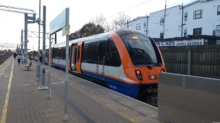 710118 departing Cheshunt Station for London Liverpool Station [upl. by Dorette]