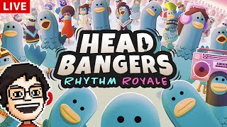 ハトのリズムゲームで戦うバトルロイヤルで遊ぶ！｜Headbangers Rhythm Royale [upl. by Anella928]