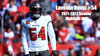 Lavonte David  20212022 Season Highlight Mix  Tampa Bay Buccaneers [upl. by Ahseyt]