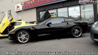 Chevrolet Corvette C6 Black Vertical Doors Lambo Doors VDI LSD Vertical Doors Canada Inc [upl. by Llehcsreh]