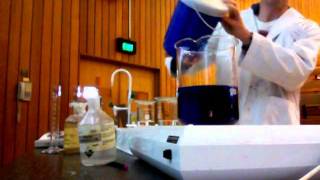 Reaction of sodium hydroxide and carbon dioxide [upl. by Chemar68]