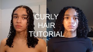 Curly Hair Tutorial 2024 3B3C [upl. by Yrffej]