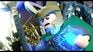 LEGO Marvel Super Heroes 100 Walkthrough Part 7  Bifrosty Reception Loki Boss Fight [upl. by Ardnuaet277]