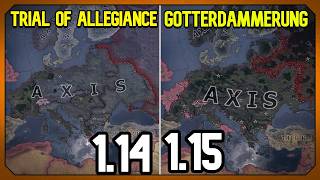 114 AAT vs 115 Götterdämmerung HOI4 AI Timelapse [upl. by Wicks]