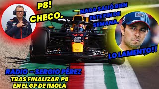 Radio Completo  Sergio Checo Pérez Tras Finalizar P8 en el GP de Imola F1 radio Subtitulado [upl. by Benil]