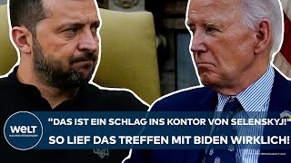 PUTINS KRIEG quotDas ist ein Schlag ins Kontor von Selenskyjquot So lief das Treffen mit Biden wirklich [upl. by Kaz]