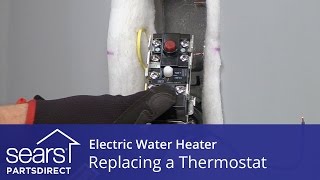 How to Replace an Electric Water Heater Thermostat [upl. by Shultz]