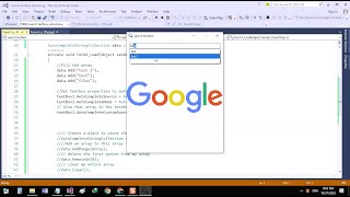 How to make a Text box like Google search in C [upl. by Pegma]