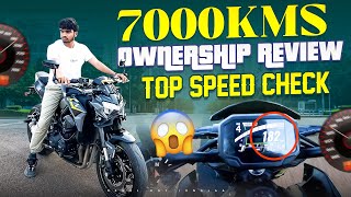 KAWASAKI Z900 7000KMS OWNERSHIP REVIEW Rahul Roy Jonnala [upl. by Ramyaj]