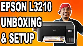 EPSON L3210 UNBOXING amp SETUP  The Printing Shock  Marlon Ubaldo [upl. by Colville]