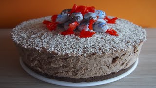 Tarta Kinder Sin Horno  Receta Facil [upl. by Elmer]